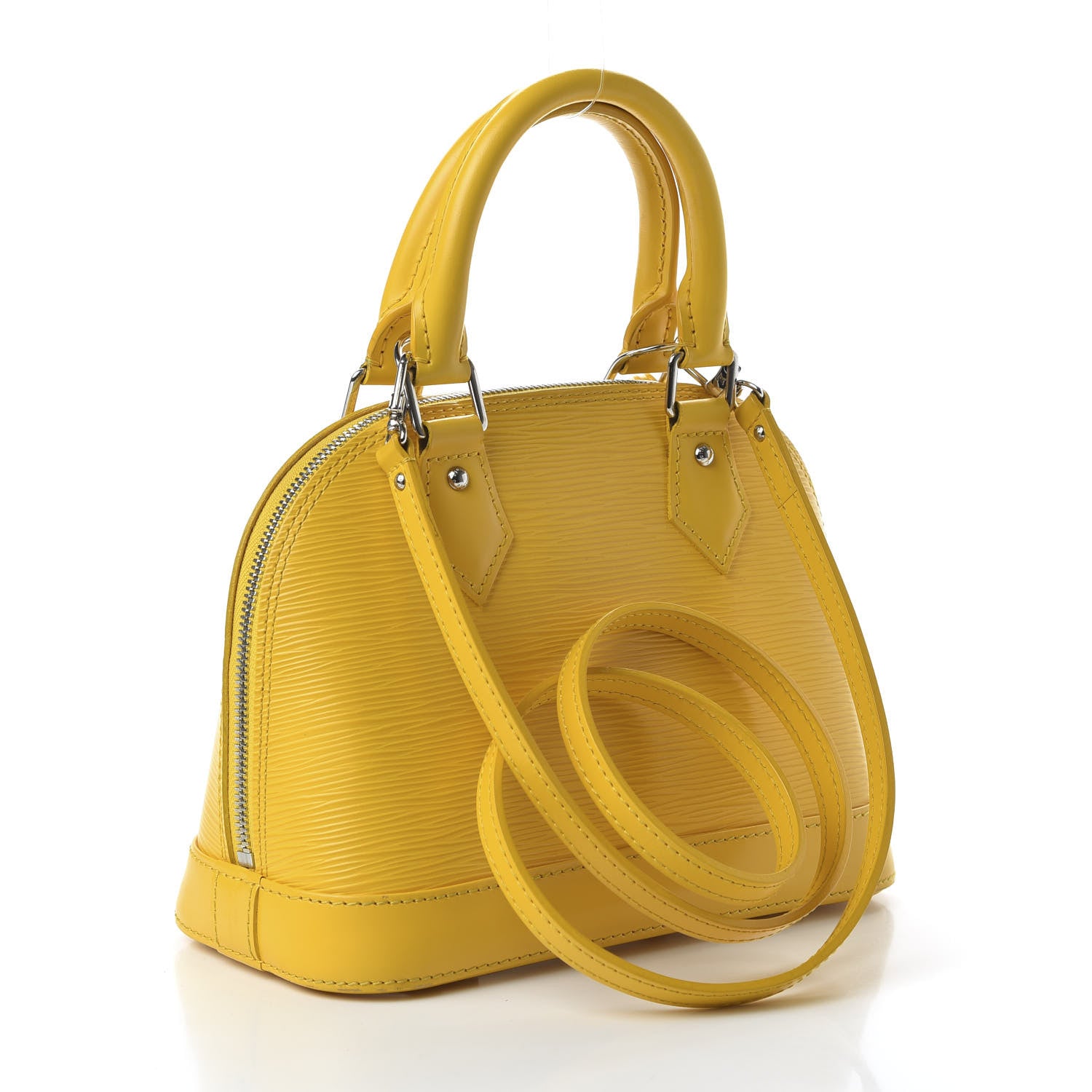 Louis Vuitton Epi Alma BB Citron 3 of 10