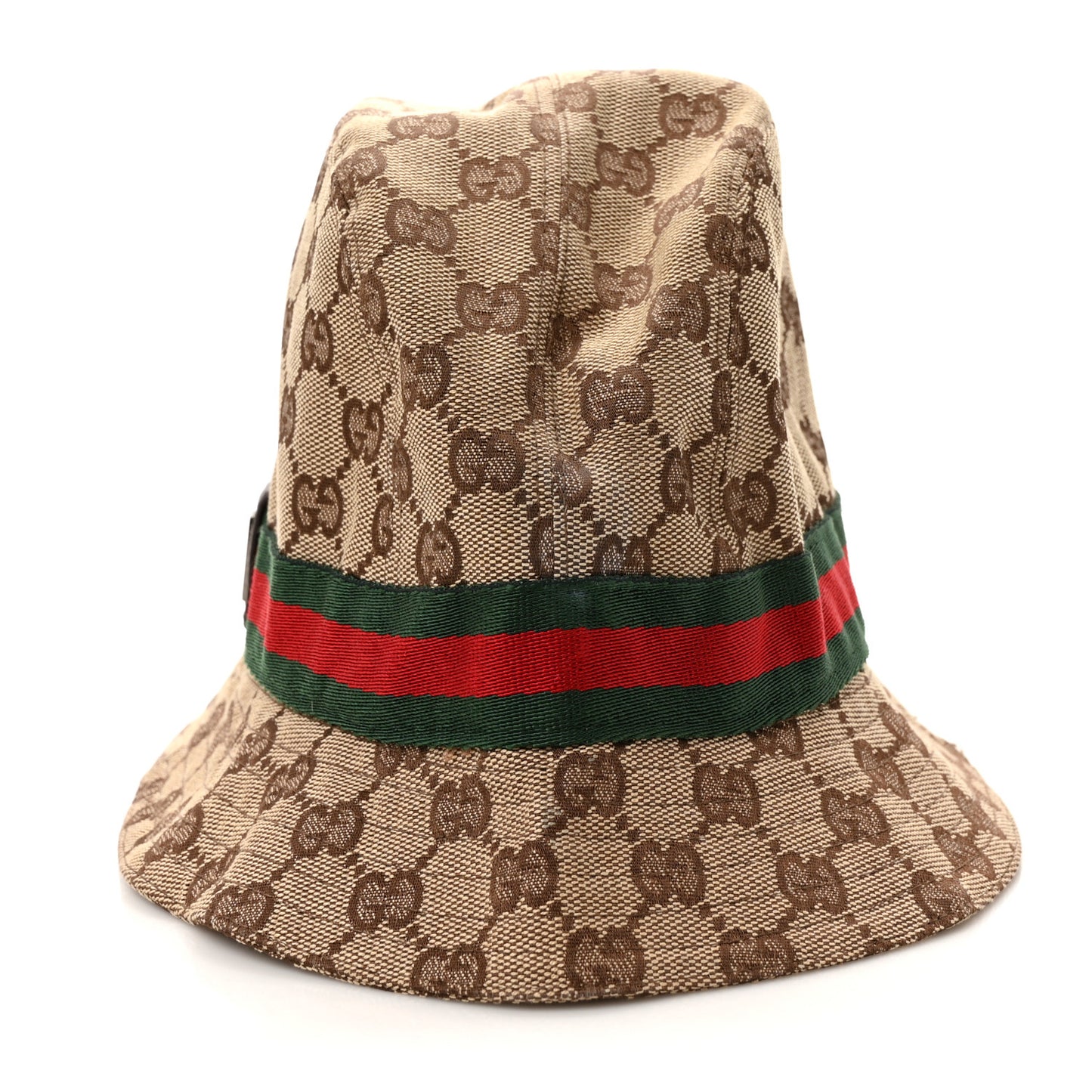 Monogram Web Bucket Hat M Brown