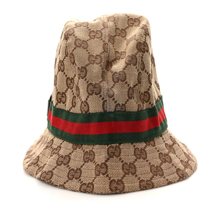 Gucci Monogram Web Bucket Hat M Brown 3 of 7