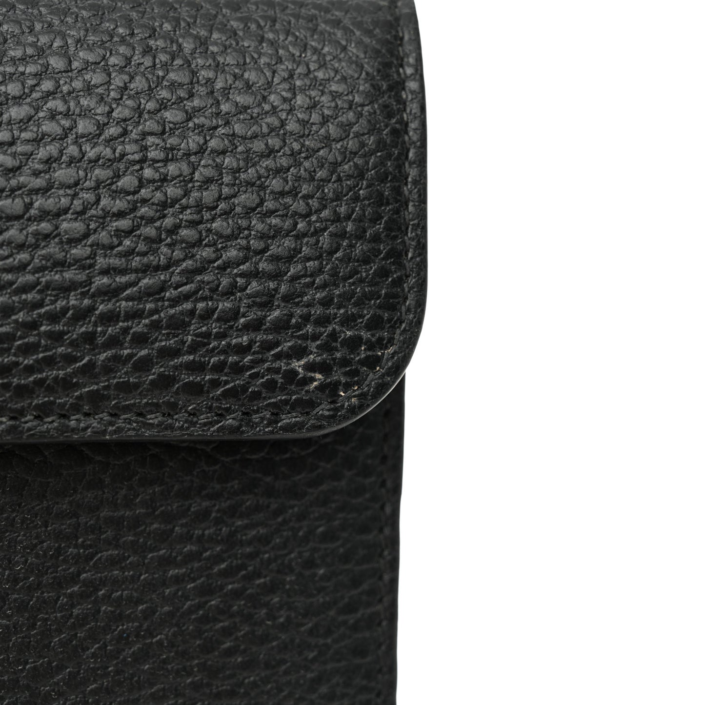 Dollar Calfskin Small Interlocking G Shoulder Bag Black