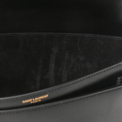 Saint Laurent Calfskin Large Monogram Sunset Black 10 of 10