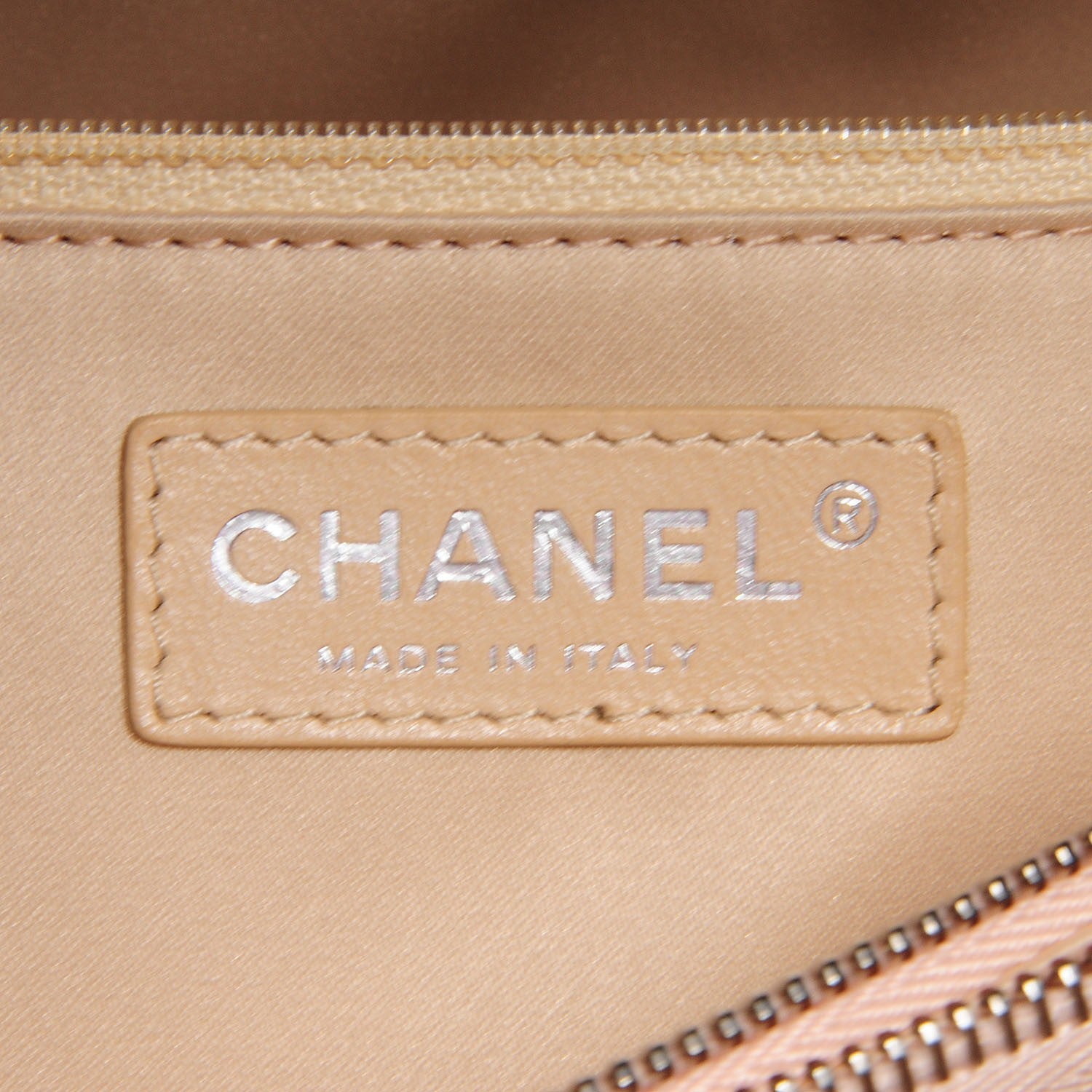 Chanel Caviar Quilted Grand Shopping Tote GST Beige Clair 6 of 7