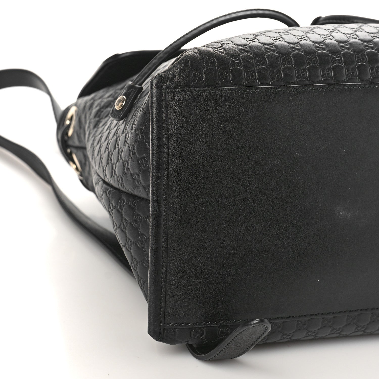 Gucci Microguccissima Drawstring Backpack Black 8 of 15