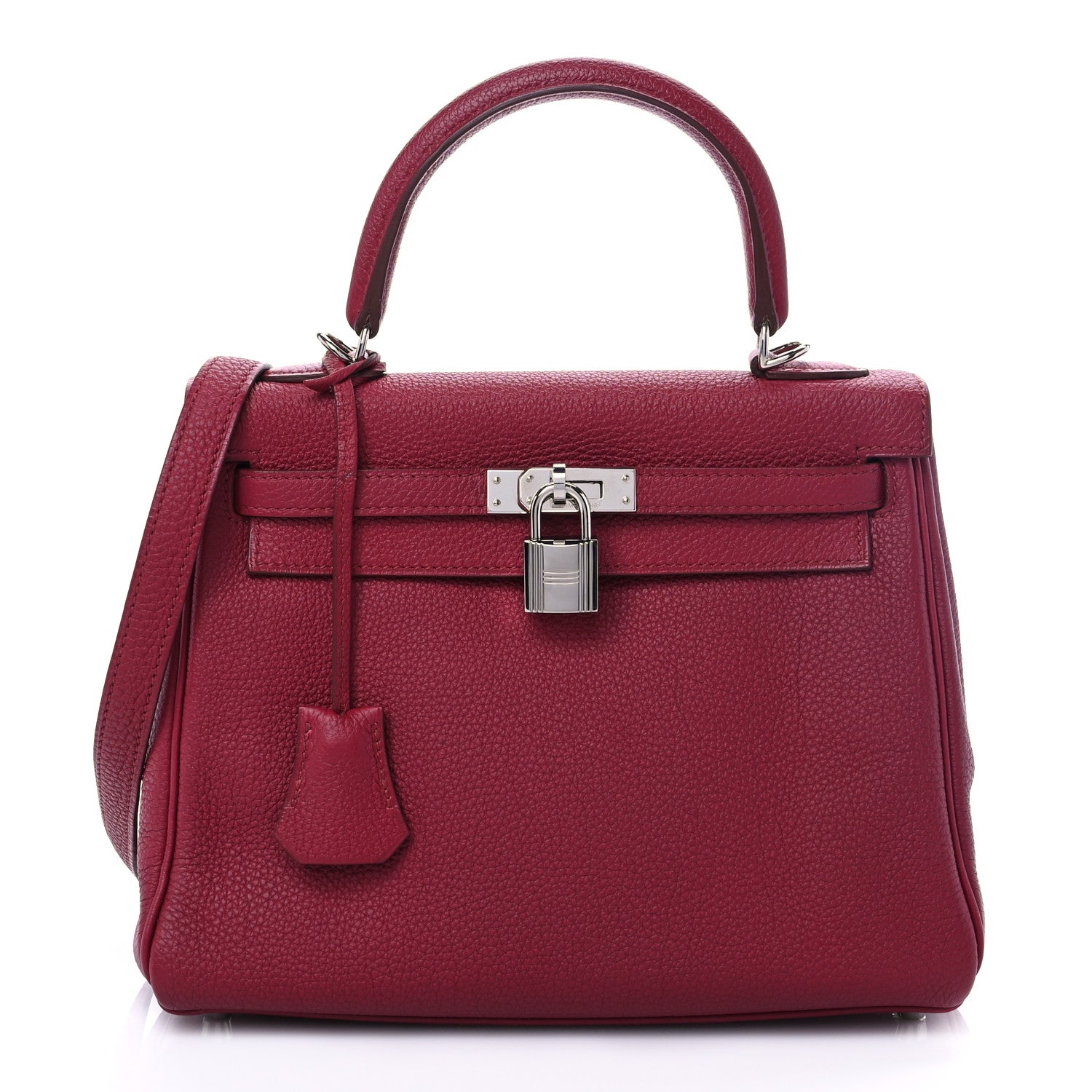 Hermes Togo Kelly Retourne 25 Rubis 1 of 9