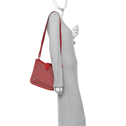 Goyard Goyardine Musette PM Bag Red 2 of 9