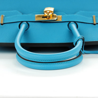 Hermes Togo Birkin 35 Turquoise 4 of 20