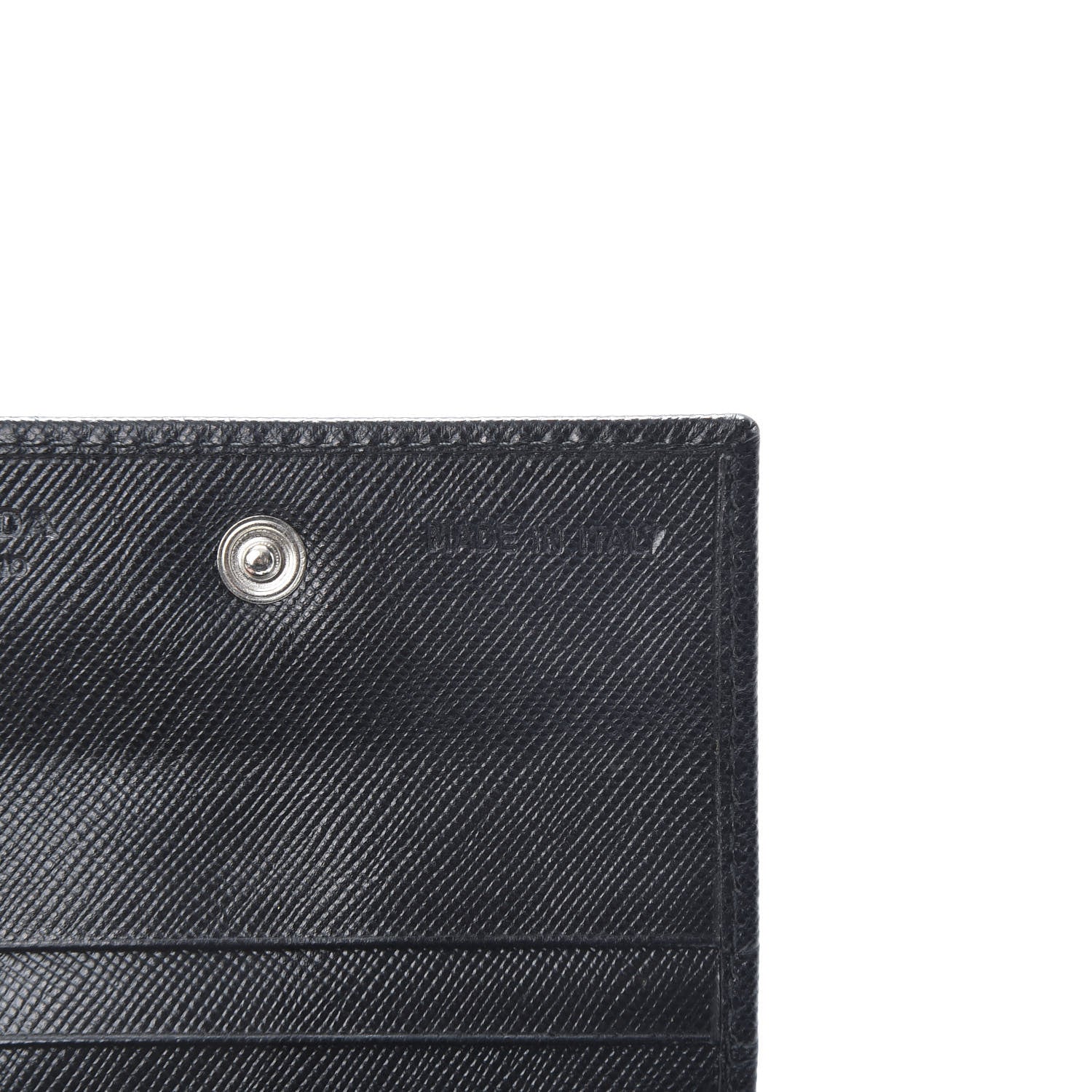 Prada Saffiano Coin Purse Black 7 of 9