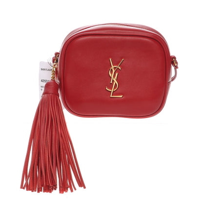 Saint Laurent Nappa Monogram Blogger Bag New Red 1 of 6