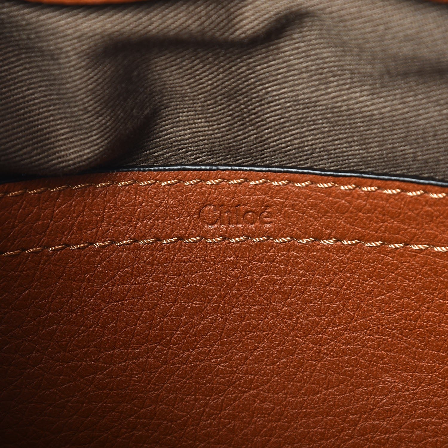 Chloe Calfskin Medium Marcie Round Crossbody Bag Tan 6 of 8