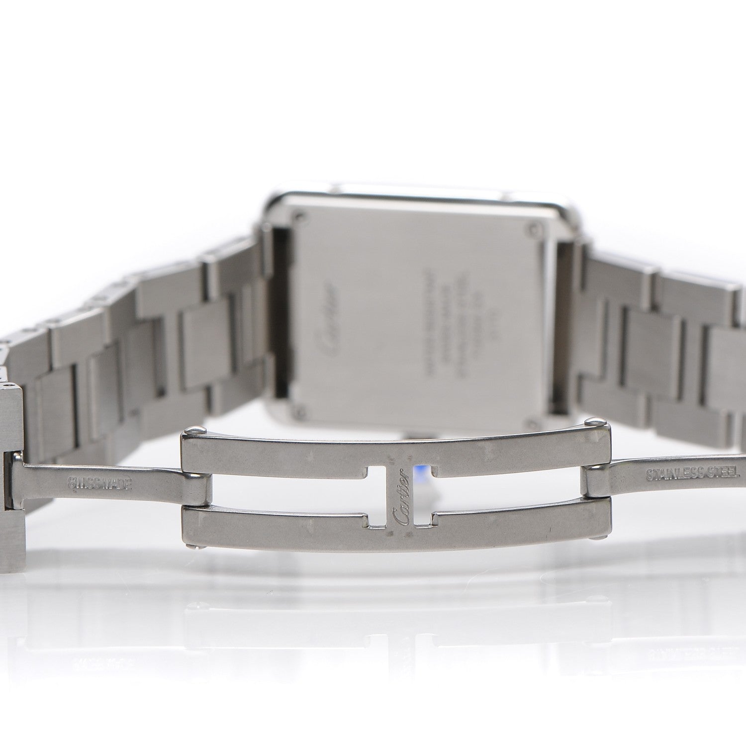 Cartier Stainless Steel 24mm Tank Solo Quartz Watch 12 of 13