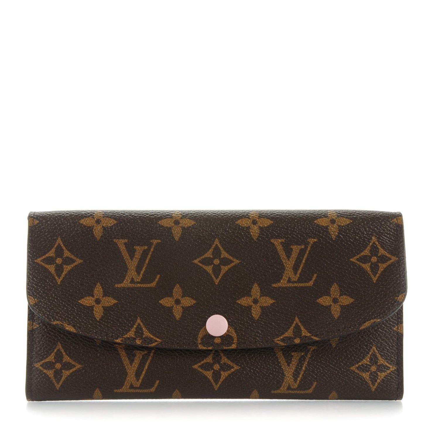 Monogram Emilie Wallet Rose Ballerine
