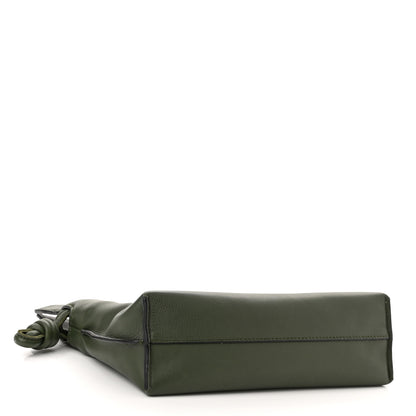 Loewe Calfskin Mini Flamenco Knot Clutch Vintage Khaki 4 of 10