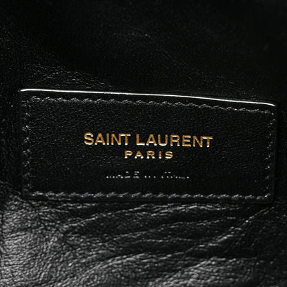 Saint Laurent Lambskin Quilted Gaby Zipped Pouch Black 6 of 11