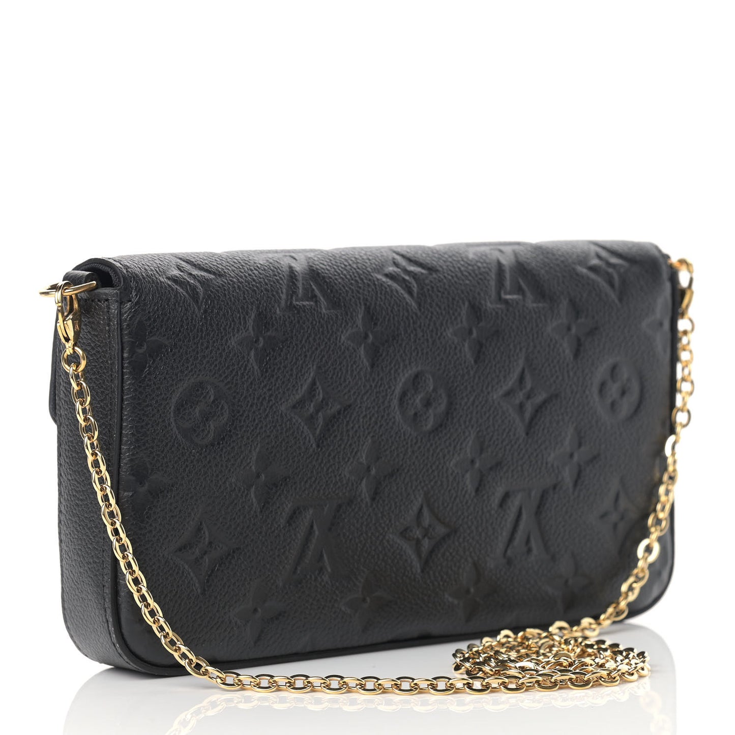 Empreinte Pochette Felicie Chain Wallet Black