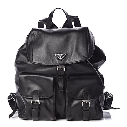 Prada Calfskin Backpack Black 1 of 15