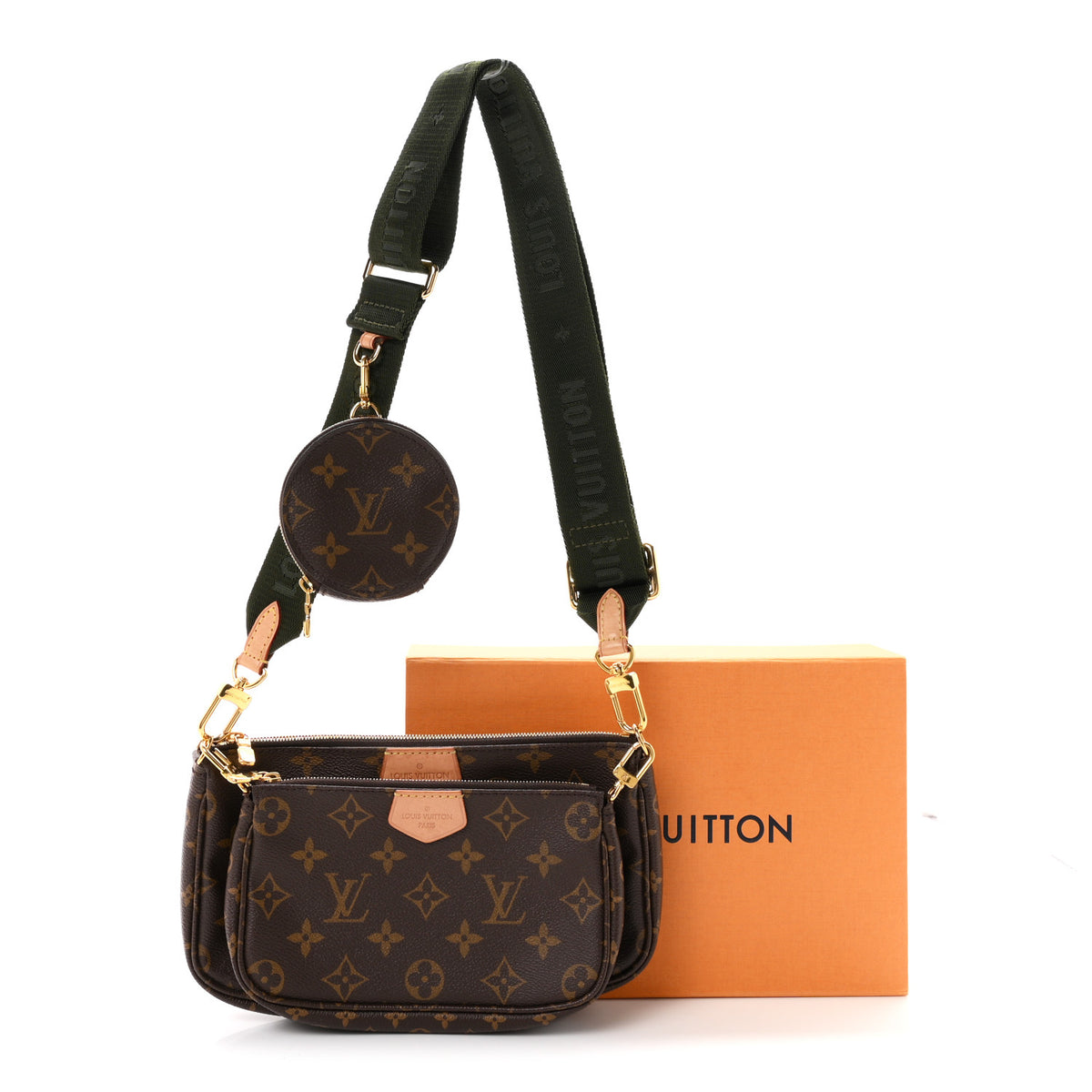 Monogram Multi Pochette Accessories Kaki