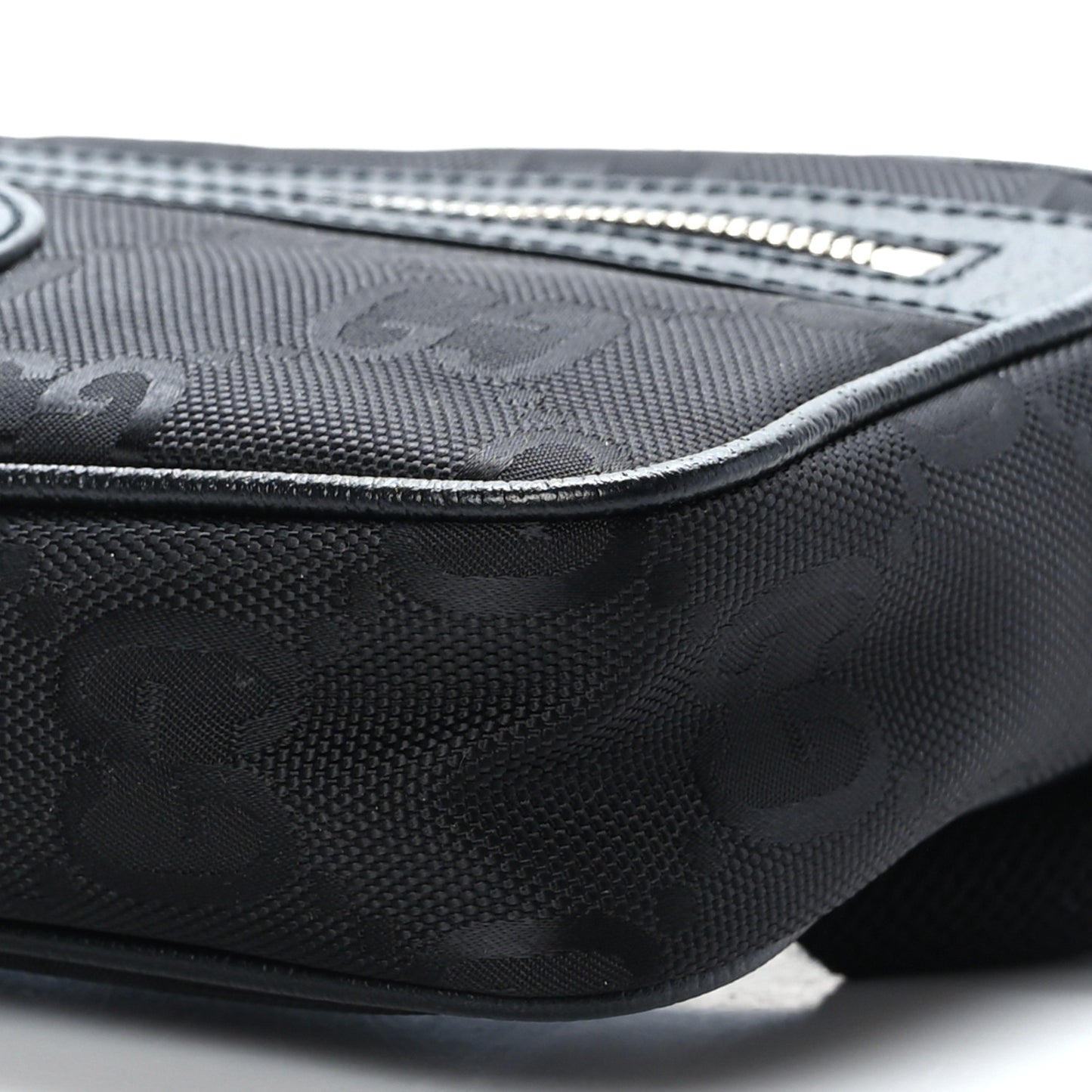 Econyl Nylon Monogram Off The Grid Belt Bag Black