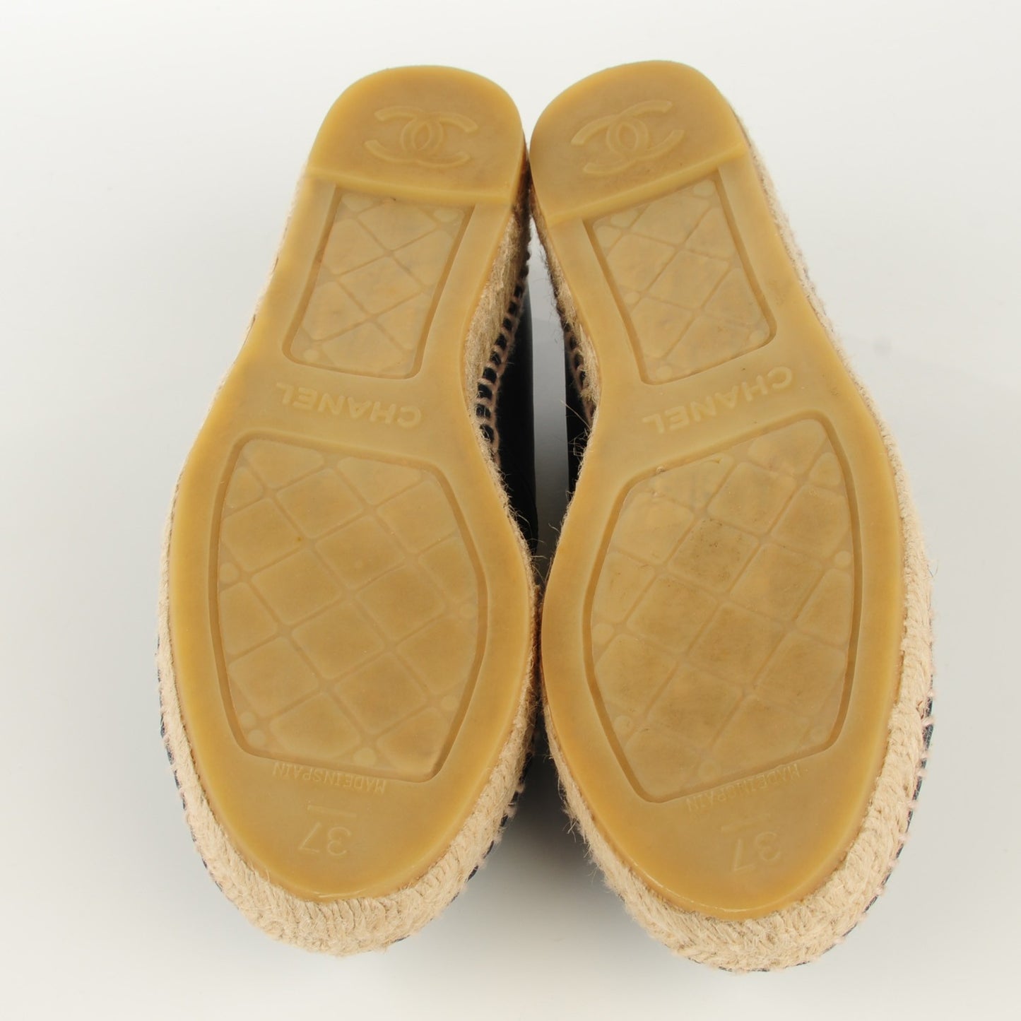 Lambskin Espadrilles 37 Dark Navy