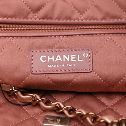 Chanel Metallic Calfskin Quilted Chanel 22 Pink 7 of 11