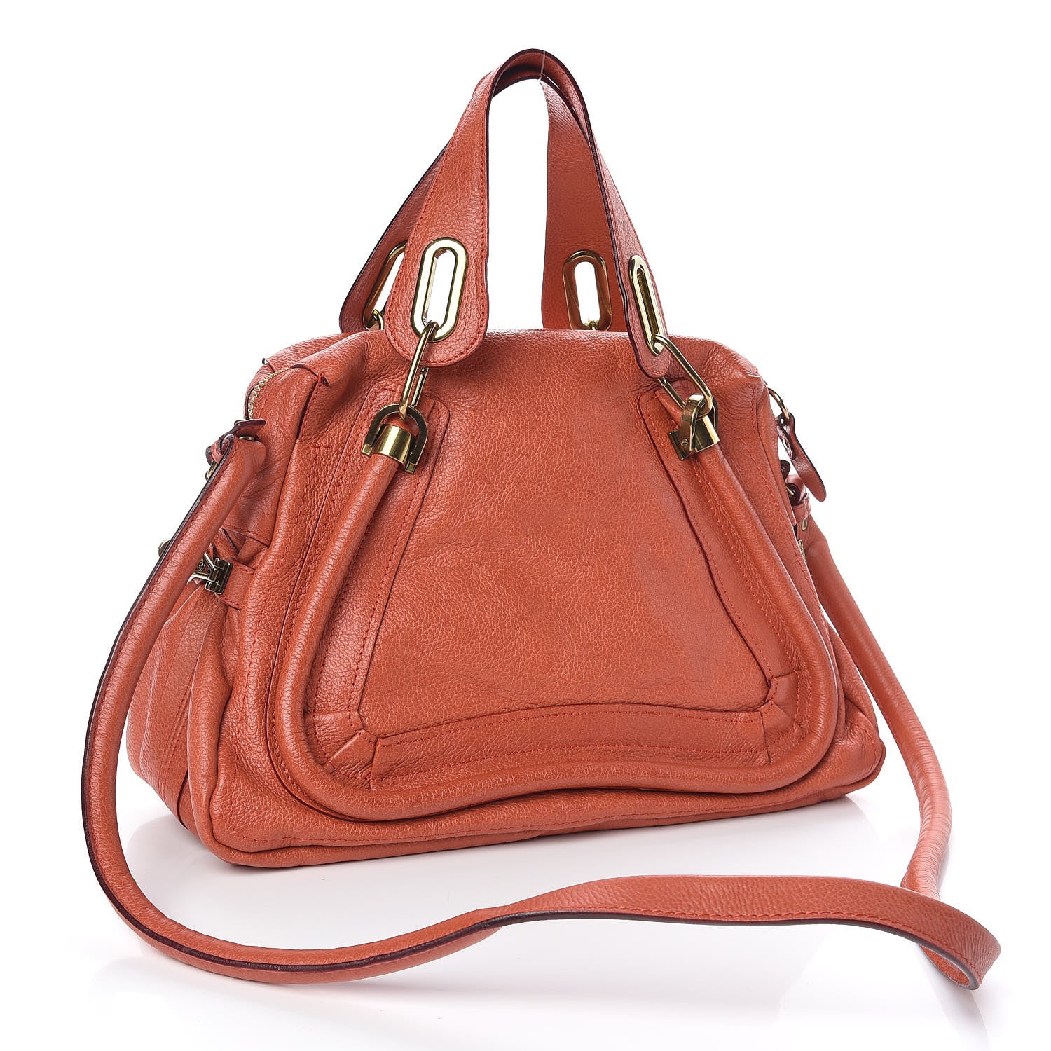 Chloe Calfskin Medium Paraty Rust 3 of 13
