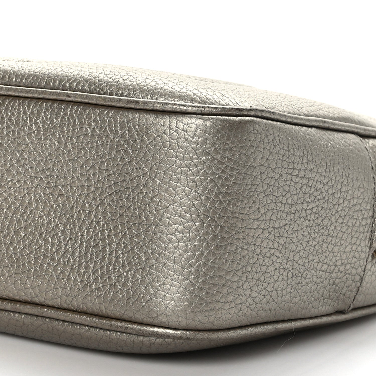 Gucci Metallic Cellarius Calfskin Small Soho Disco Bag Sasso 10 of 10