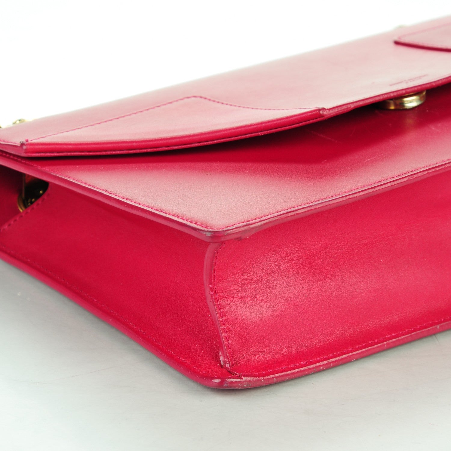 Saint Laurent Calfskin Medium Classic Betty Fuchsia 11 of 12