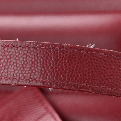 Saint Laurent Grain De Poudre Matelasse Chevron Monogram Shopping Bag Oxblood 14 of 15