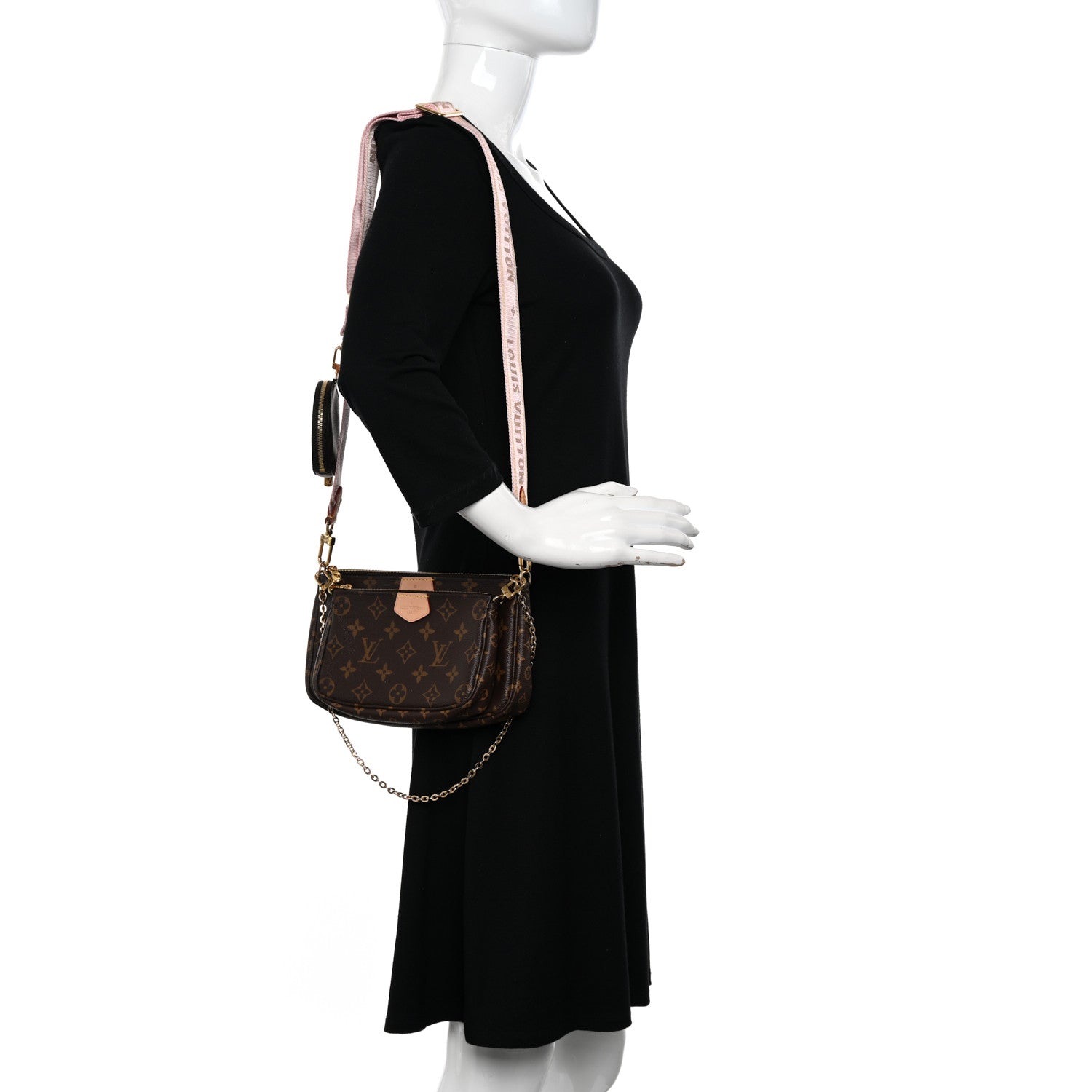 Louis Vuitton Monogram Multi Pochette Accessories Rose Clair 2 of 10