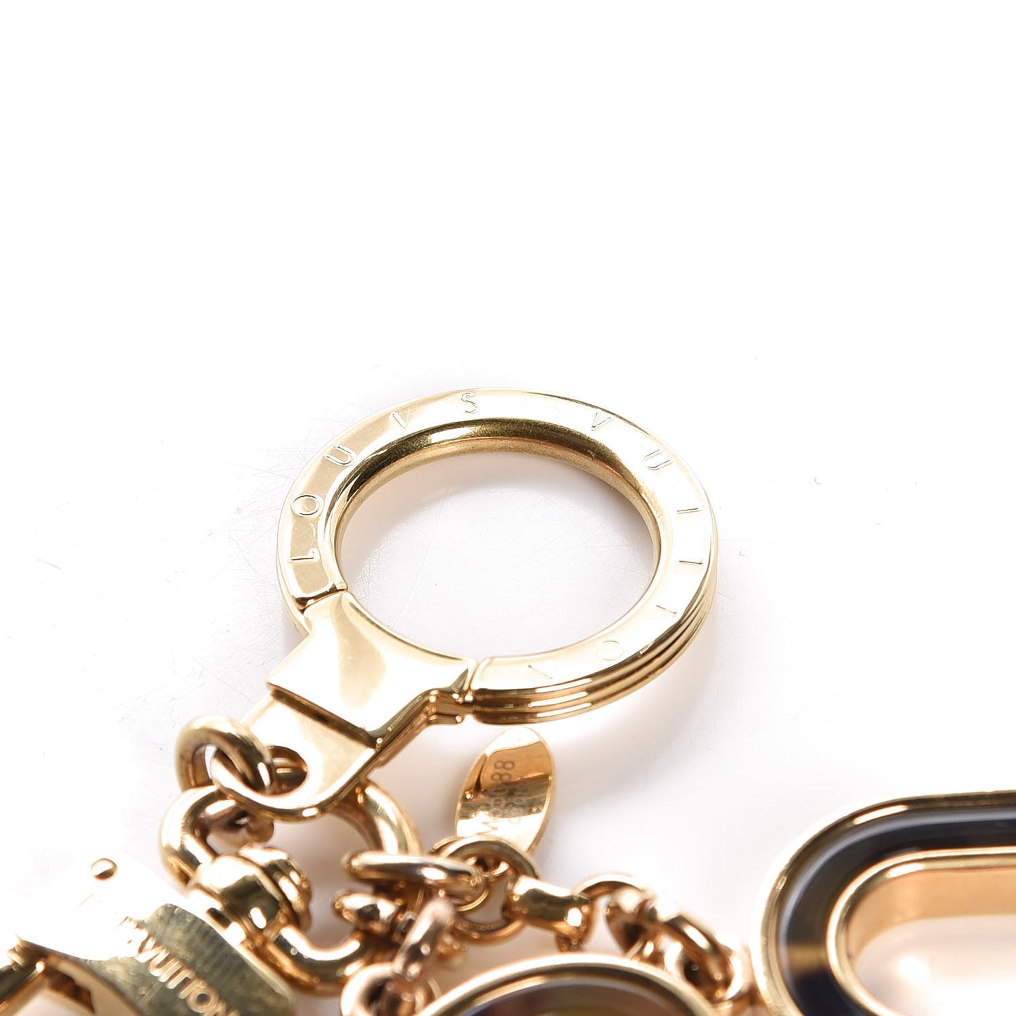 Acetate Confidence Bag Charm Key Holder