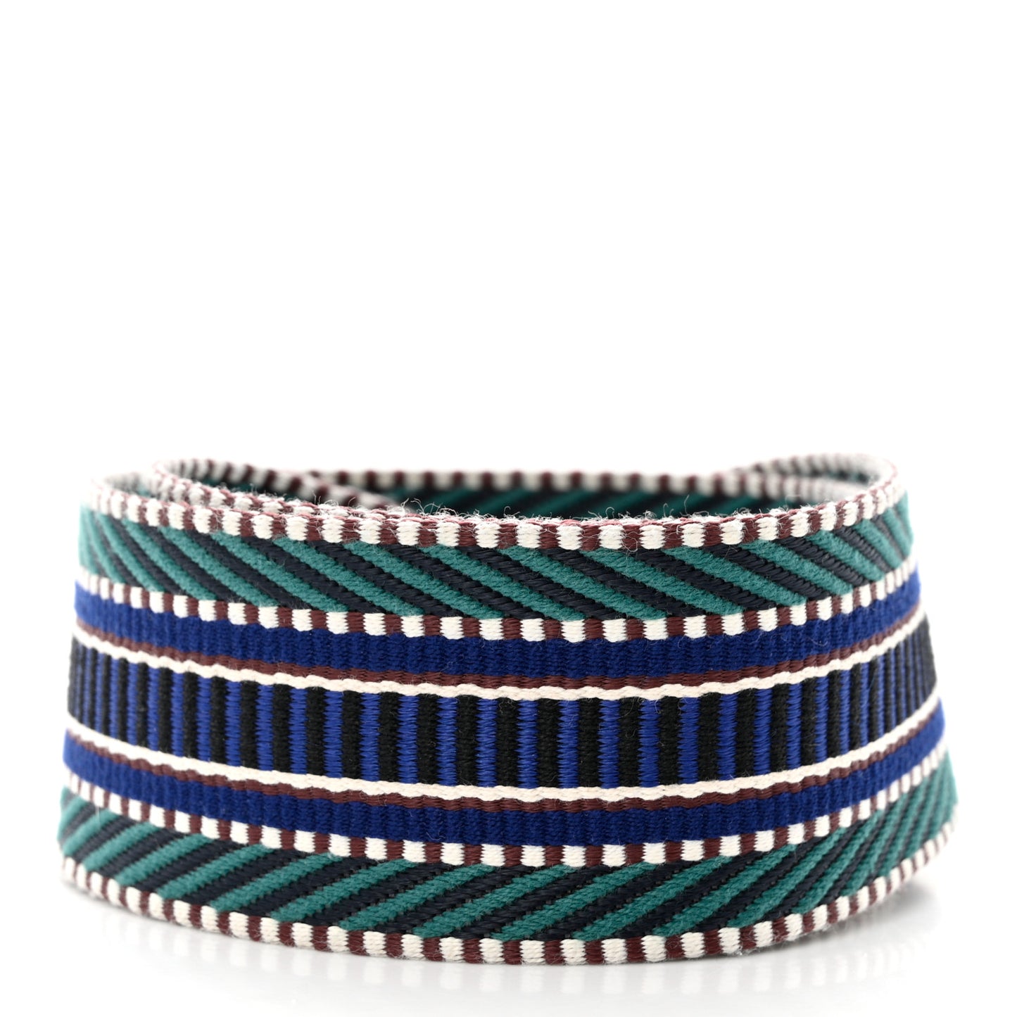 Toile Swift 50mm Sangle Cavale Shoulder Strap Malachite Bleu Electrique Black