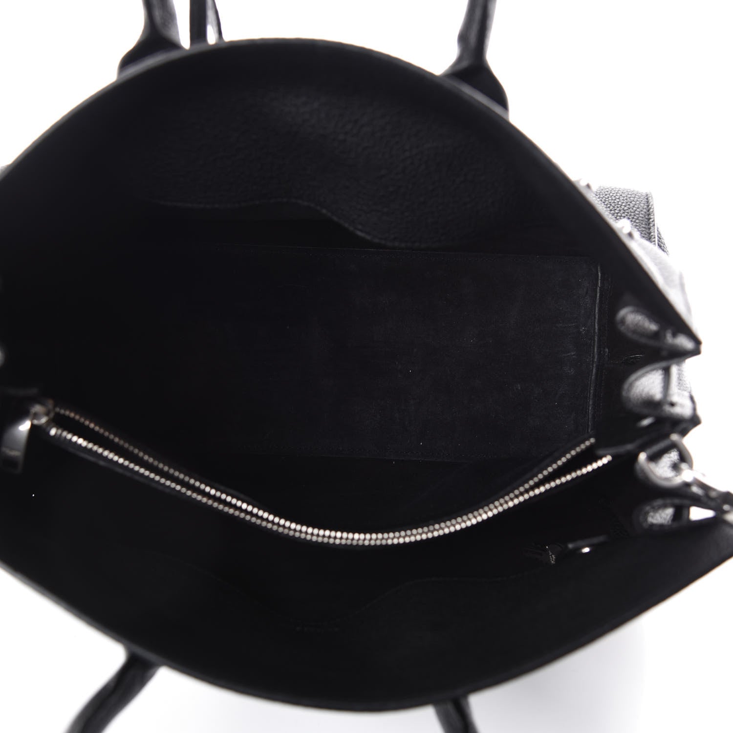 Saint Laurent Grained Calfskin Small Supple Sac De Jour Black 7 of 11