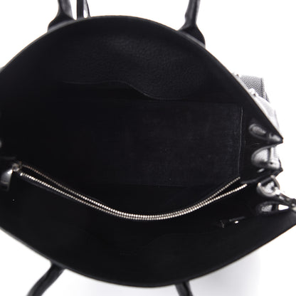 Saint Laurent Grained Calfskin Small Supple Sac De Jour Black 7 of 11