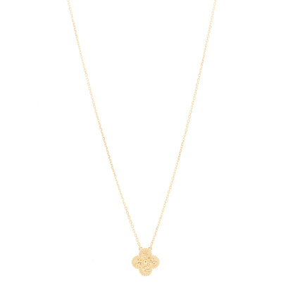 Van Cleef & Arpels 18K Yellow Gold Vintage Alhambra Pendant Necklace 1 of 6