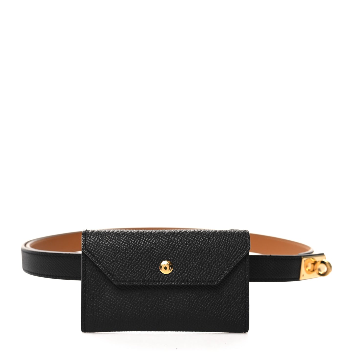 Epsom Kelly Pocket Belt Black