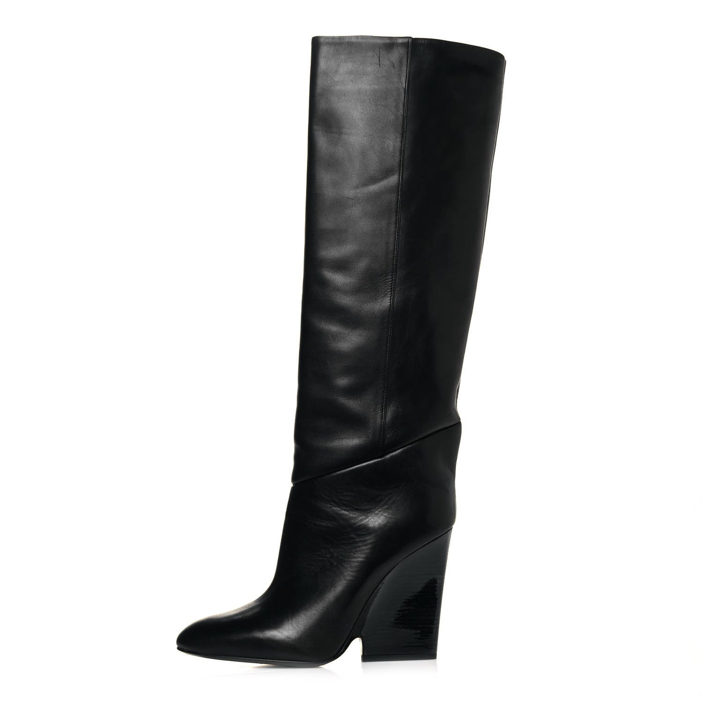 Calfskin Cartel Boots 39.5 Black
