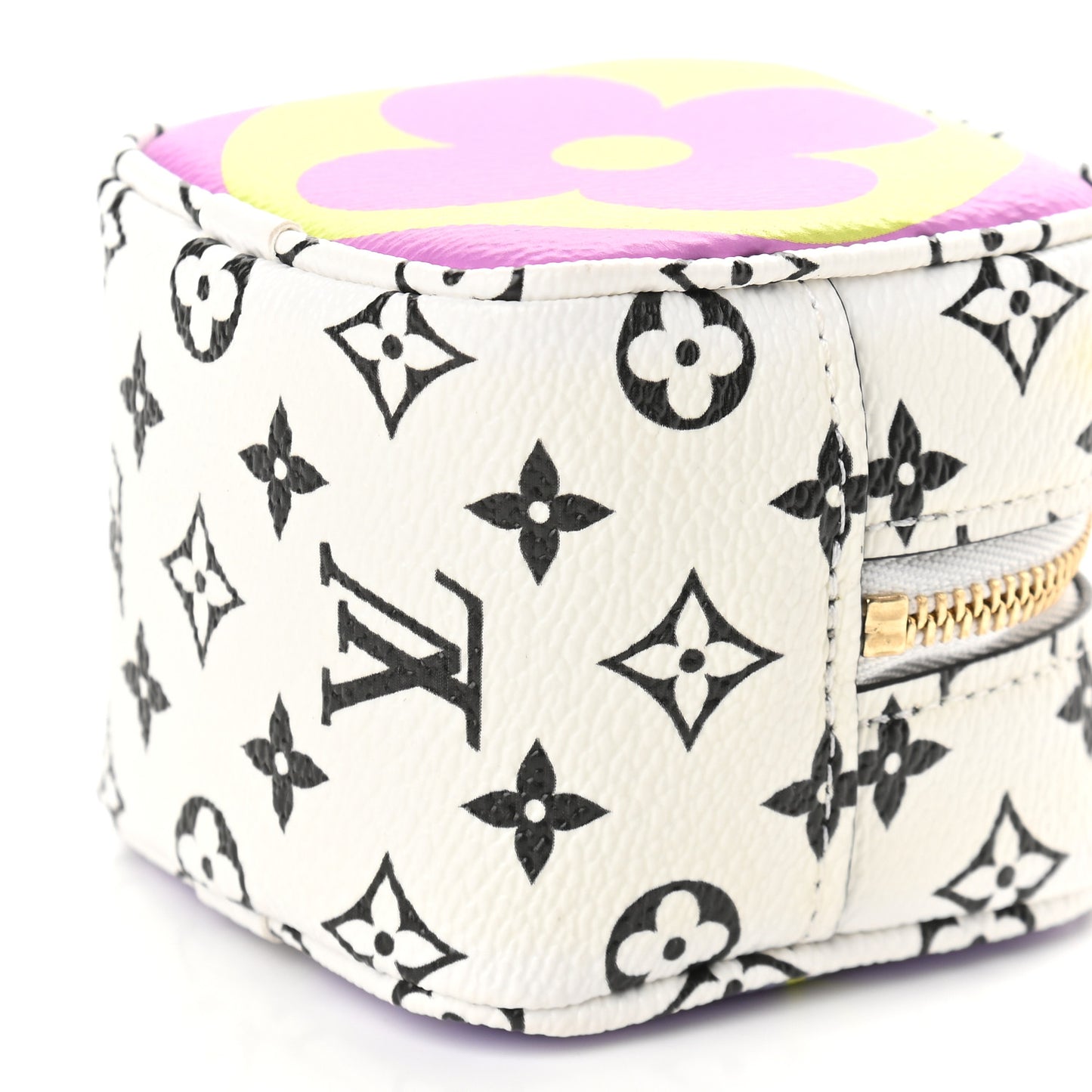 Monogram Giant Cube Coin Purse Pink