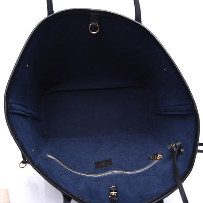 Louis Vuitton Empreinte Monogram Giant Neverfull MM Black 5 of 8
