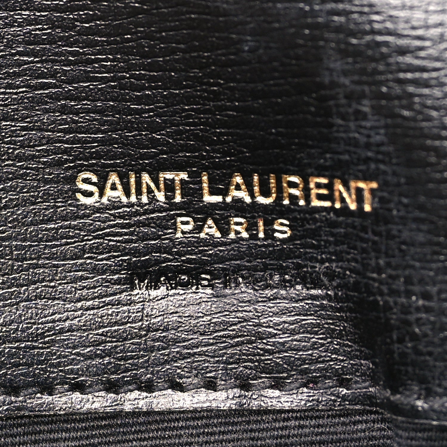 Saint Laurent Smooth Calfskin Monogram Phone Holder Crossbody Black 6 of 12