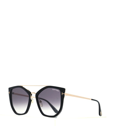Tom Ford Dahlia 02 Sunglasses TF648 Black 1 of 7