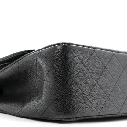 Chanel Caviar Quilted Jumbo Double Flap Black 9 of 17