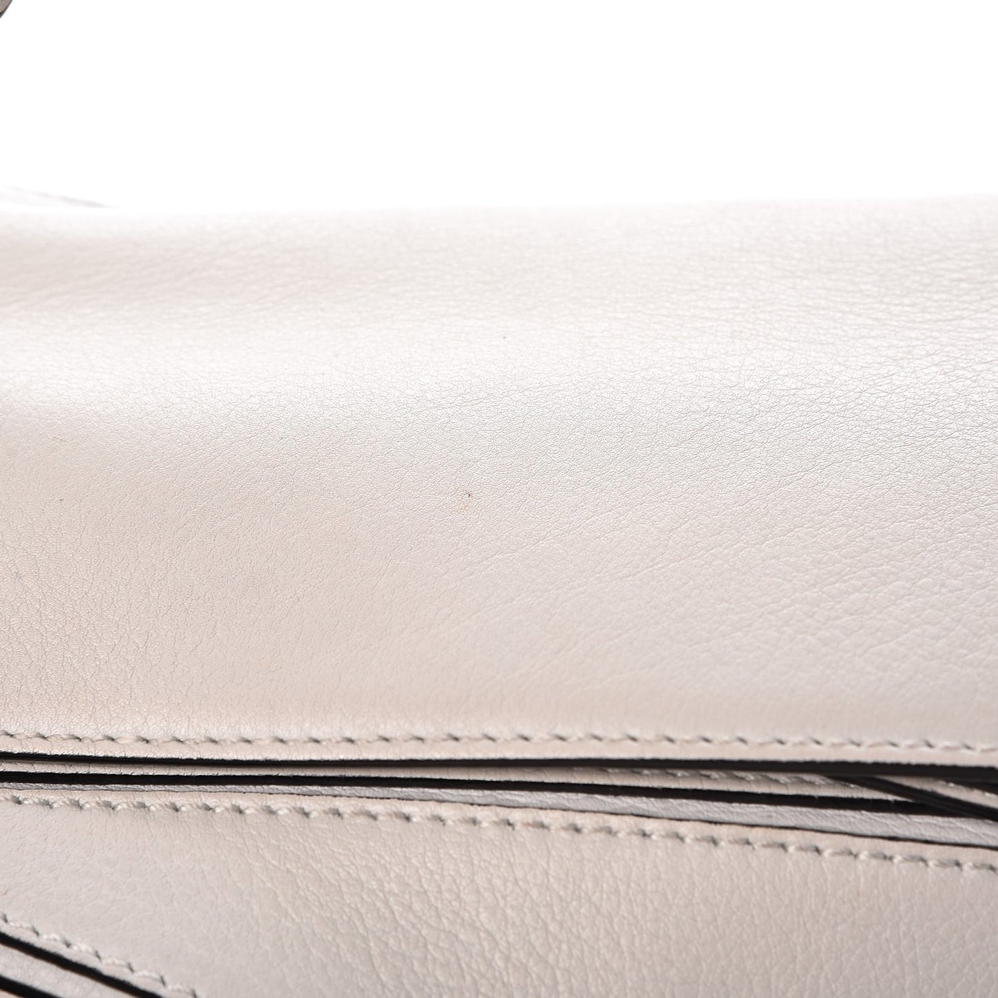 Calfskin Small Puzzle Bag White