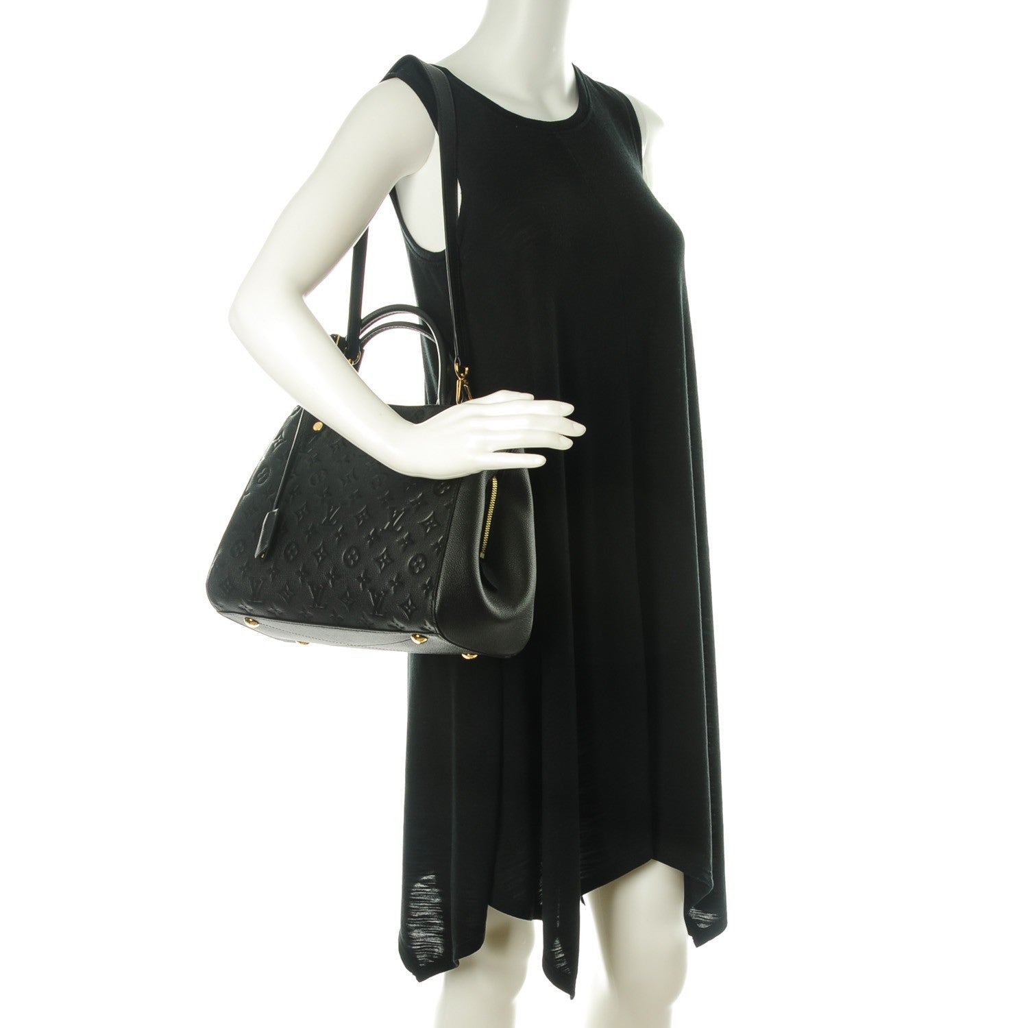 Louis Vuitton Empreinte Montaigne MM Black 2 of 8