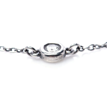Tiffany Sterling Silver Diamond .05ct Elsa Peretti Diamonds by the Yard Bracelet 7 of 7