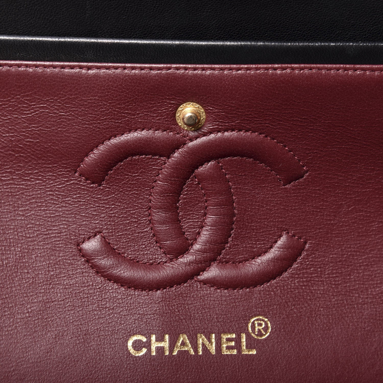 Chanel Lambskin Quilted Small Double Flap Black 9 of 11
