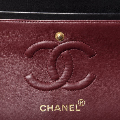 Chanel Lambskin Quilted Small Double Flap Black 9 of 11