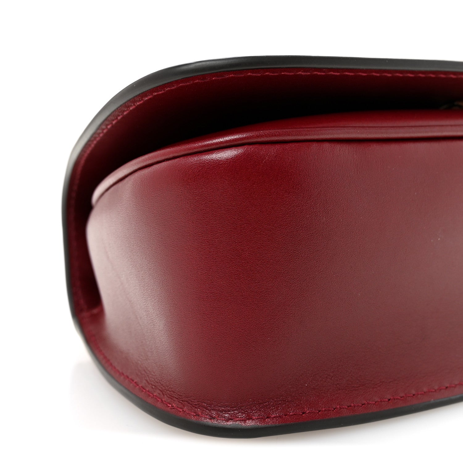 Gucci Calfskin Blondie Small Shoulder Bag Dark Red 9 of 10