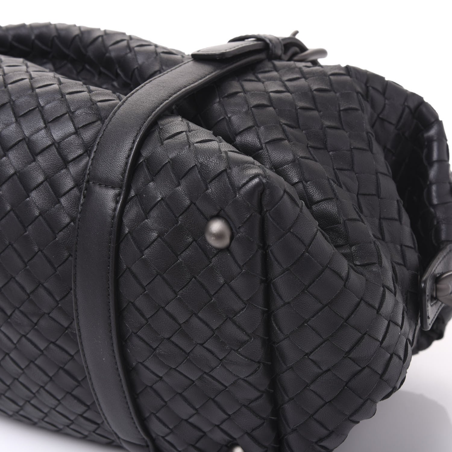 Bottega Veneta Nappa Intrecciato Montaigne Rings Satchel Black 10 of 12
