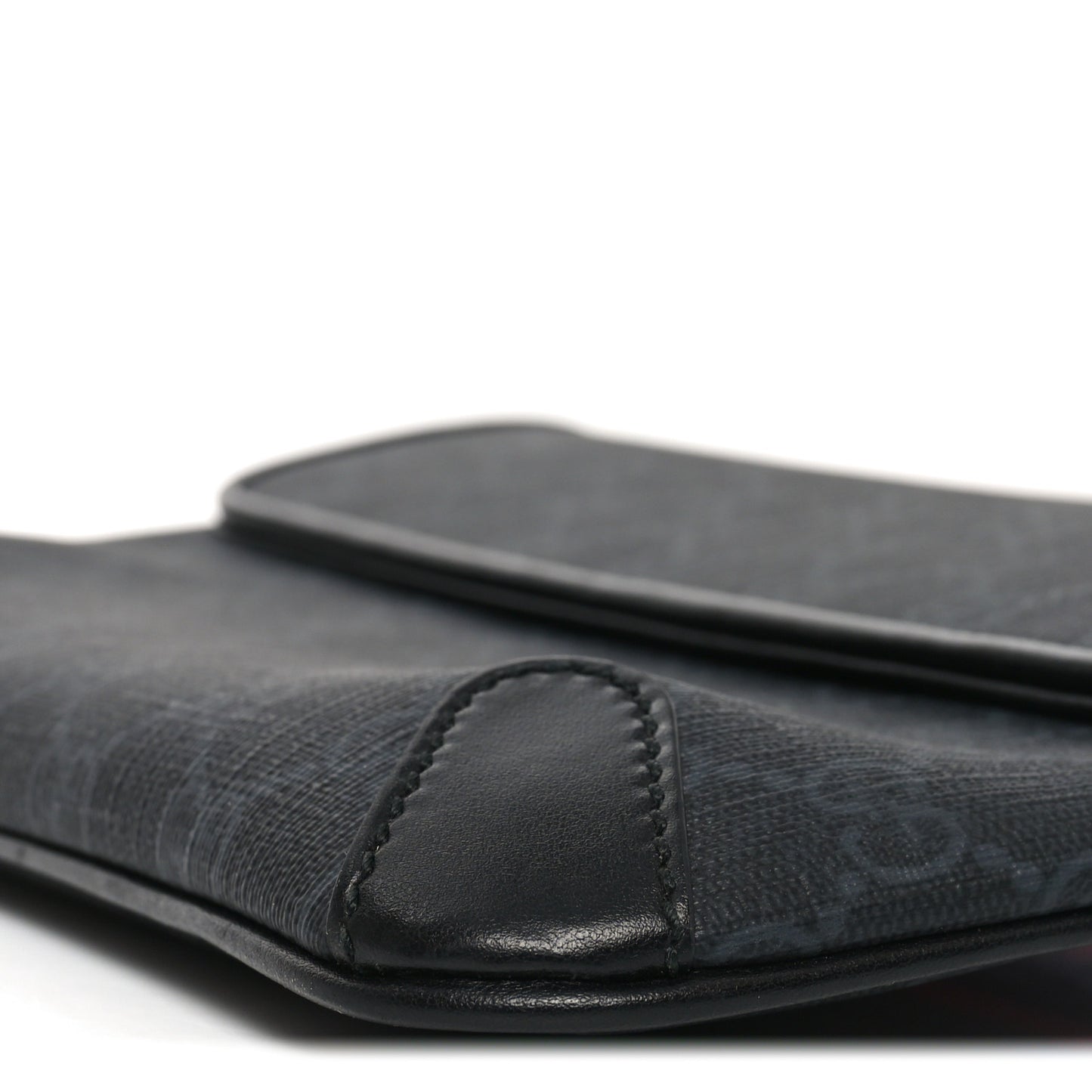 GG Supreme Monogram Web Small Belt Bag Black Grey