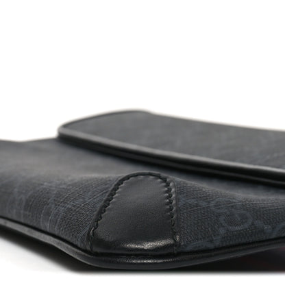 Gucci GG Supreme Monogram Web Small Belt Bag Black Grey 9 of 9