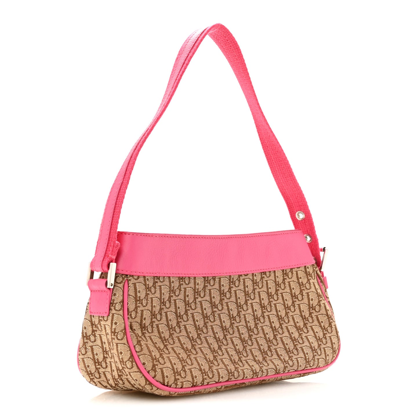 Monogram Street Chic Shoulder Bag Pink Beige